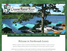 Tablet Screenshot of chippewaretreat.com